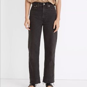 NWT Madewell Perfect Vintage Straight Jean in Lunar Wash